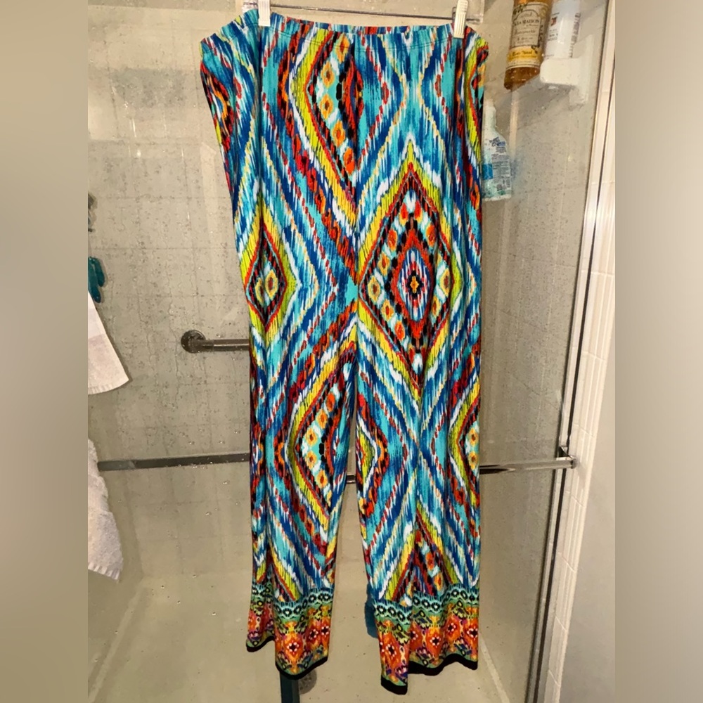 Aztec themed Palazzo pants – size 2X